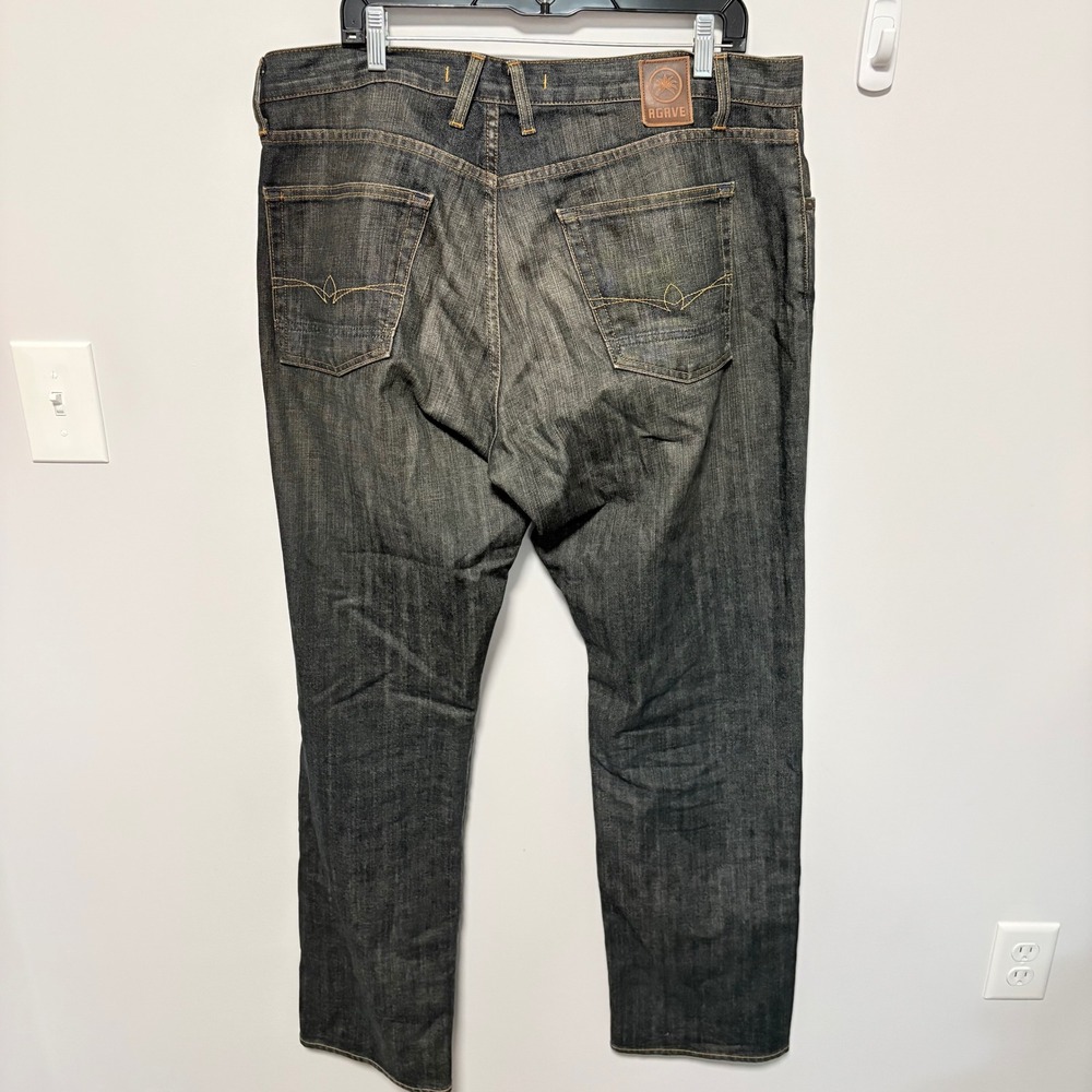 Agave Waterman Straight Leg Jeans Mens Dark Wash 38/35 Denim Casual